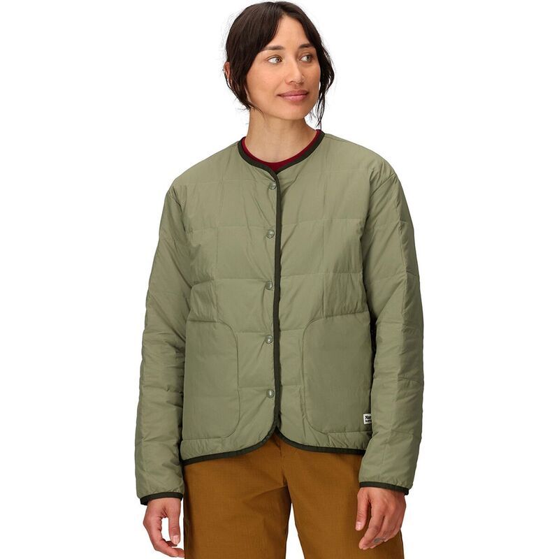 マーモット レディース アウター ジャケット・ブルゾン ジャケット Marmot Ares Collarless Jacket Womens Olive Grove オリーブ