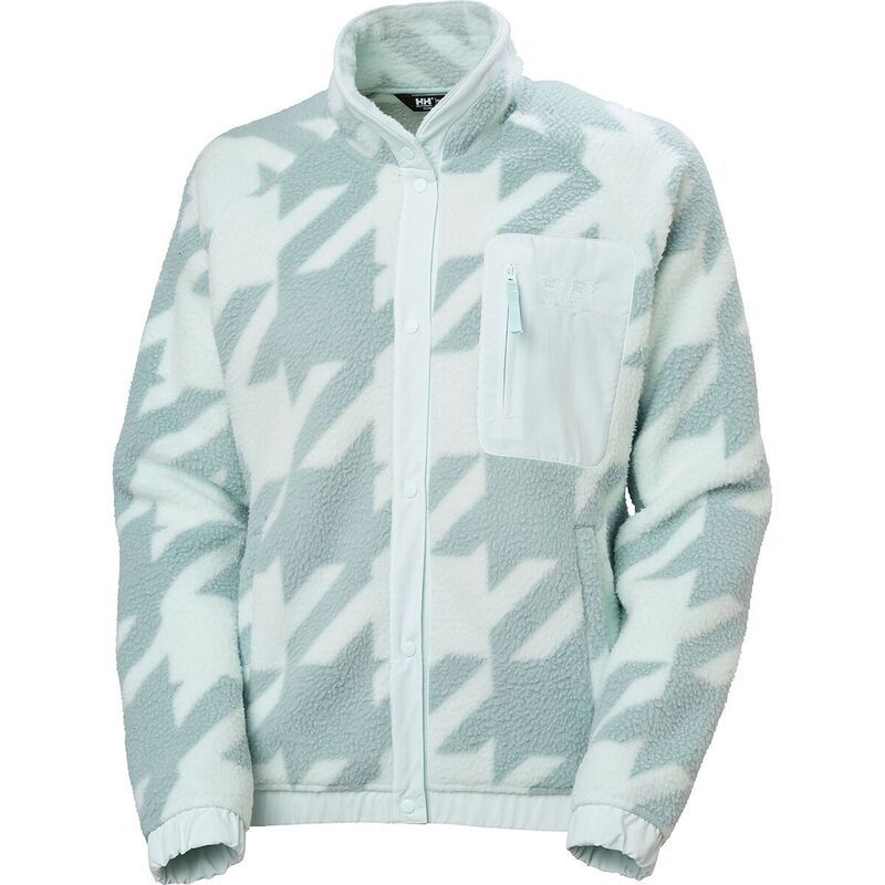 ヘリーハンセン レディース アウター ジャケット・ブルゾン プリント ジャケット Helly Hansen Imperial Printed Pile Snap Jacket Womens Icicl