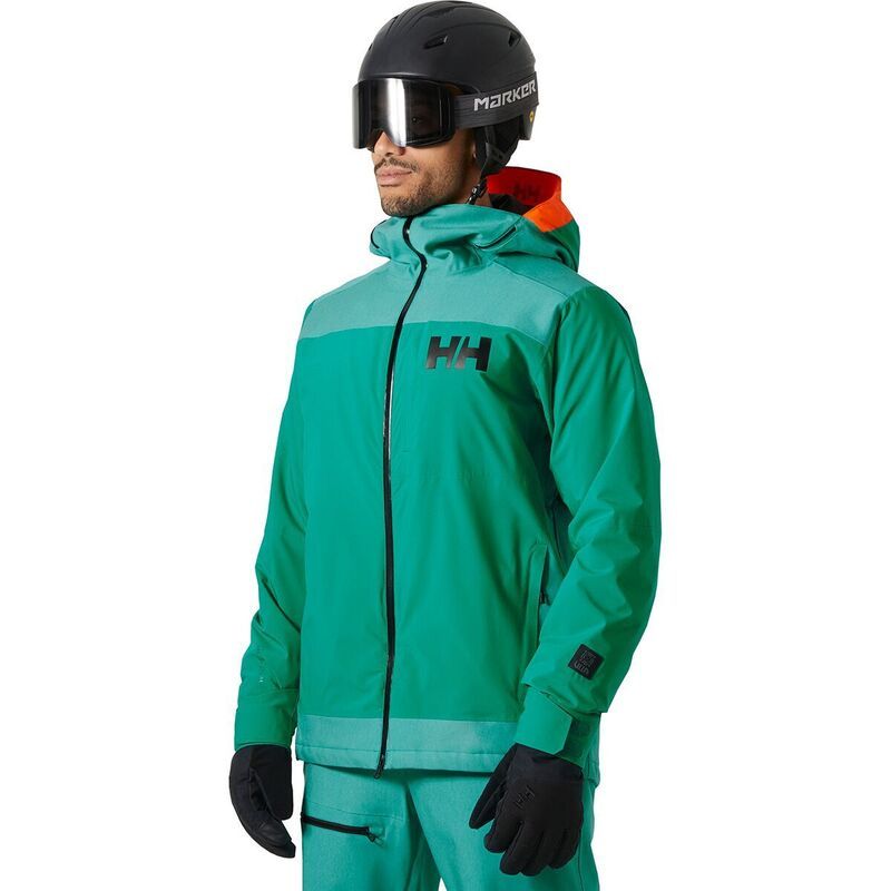 ヘリーハンセン メンズ アウター ジャケット・ブルゾン ジャケット Helly Hansen Powdreamer 20 Jacket Mens Signal Green Denim デニム