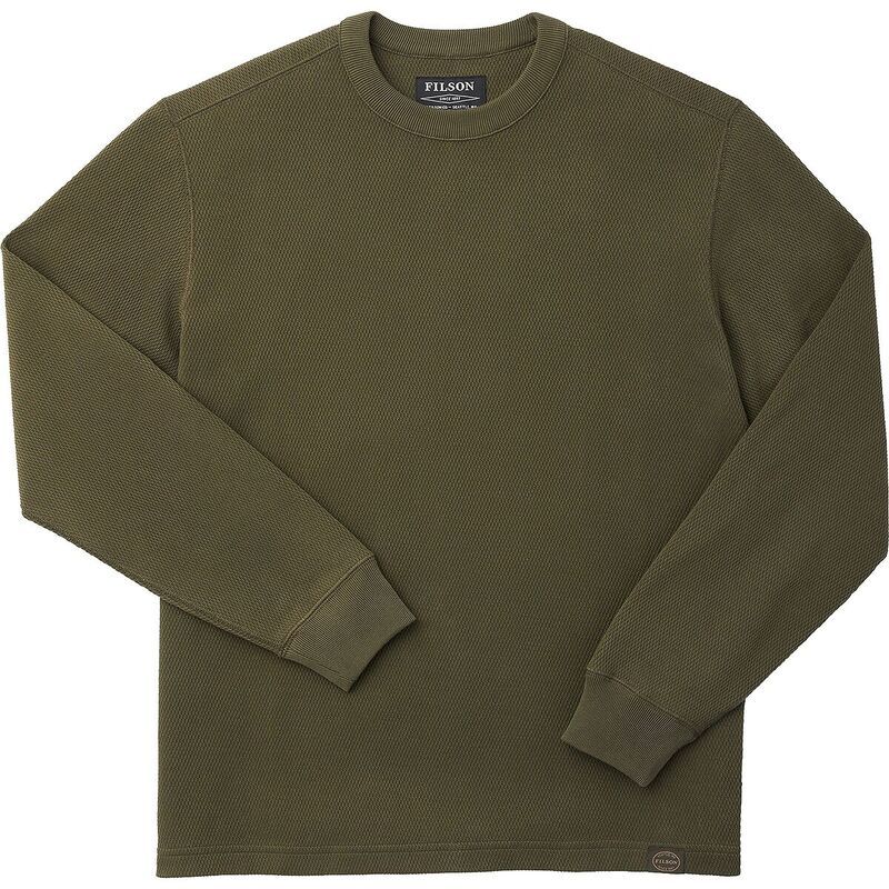 フィルソン メンズ トップス Tシャツ クルーネック ニット Filson Waffle Knit Thermal Crewneck Top Mens Mossy Rock