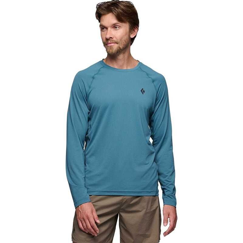 ブラックダイヤモンド メンズ トップス シャツ 長袖 Black Diamond Alpenglow Crew LongSleeve Shirt Mens Creek Blue ブルー
