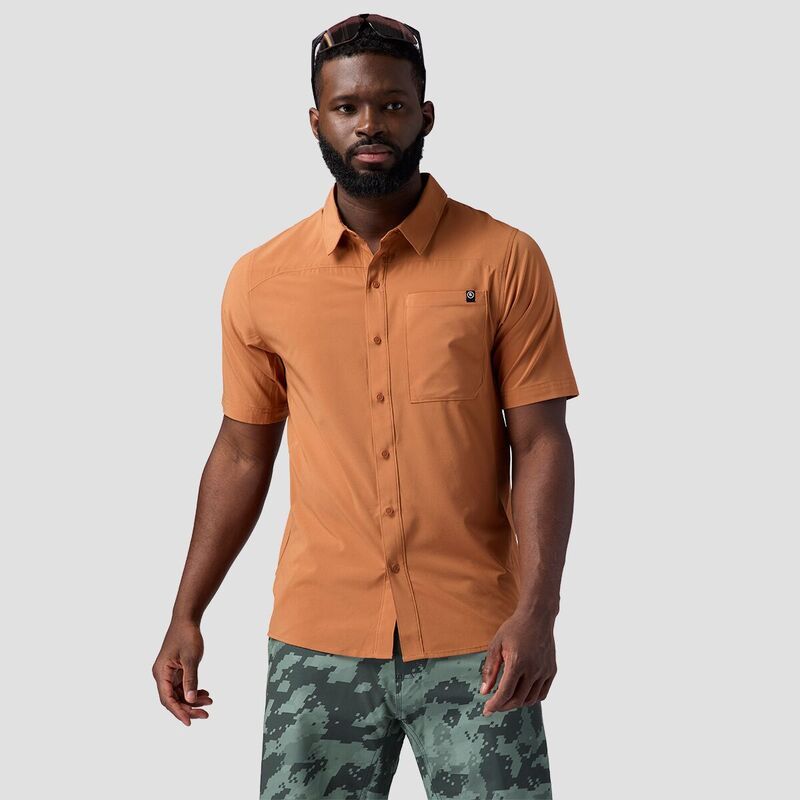 バックカントリー メンズ トップス Tシャツ 半袖 ジャージー Backcountry Slickrock ShortSleeve ButtonUp Jersey Mens Sierra