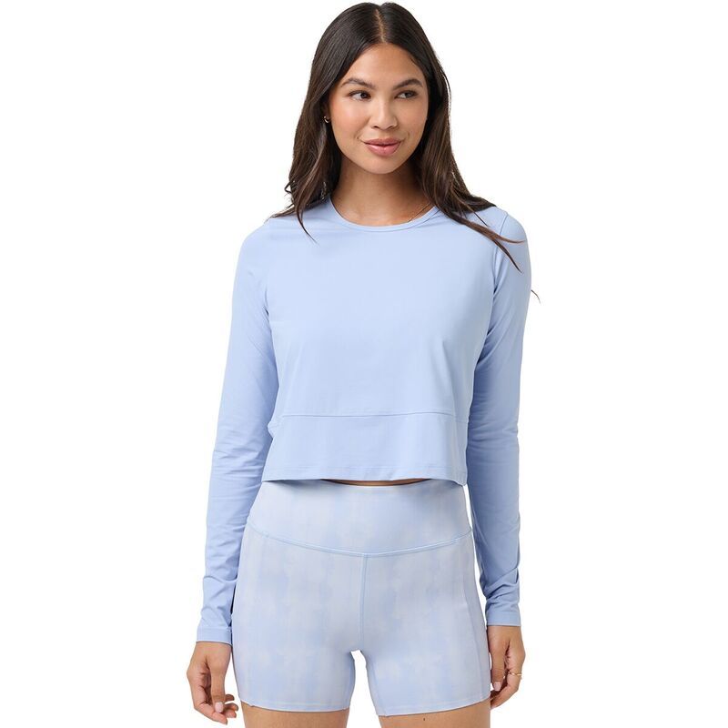 トラビスマヒュー レディース トップス Tシャツ ニット 長袖 TravisMathew Moveknit Solstice LongSleeve Top Womens Brunnera Blue ブ