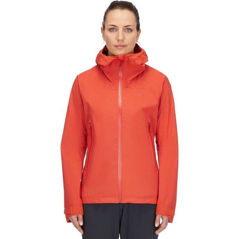 ラブ レディース アウター ジャケット・ブルゾン ダウン ジャケット Rab Downpour Light Jacket Womens Red Grapefruit レッド
