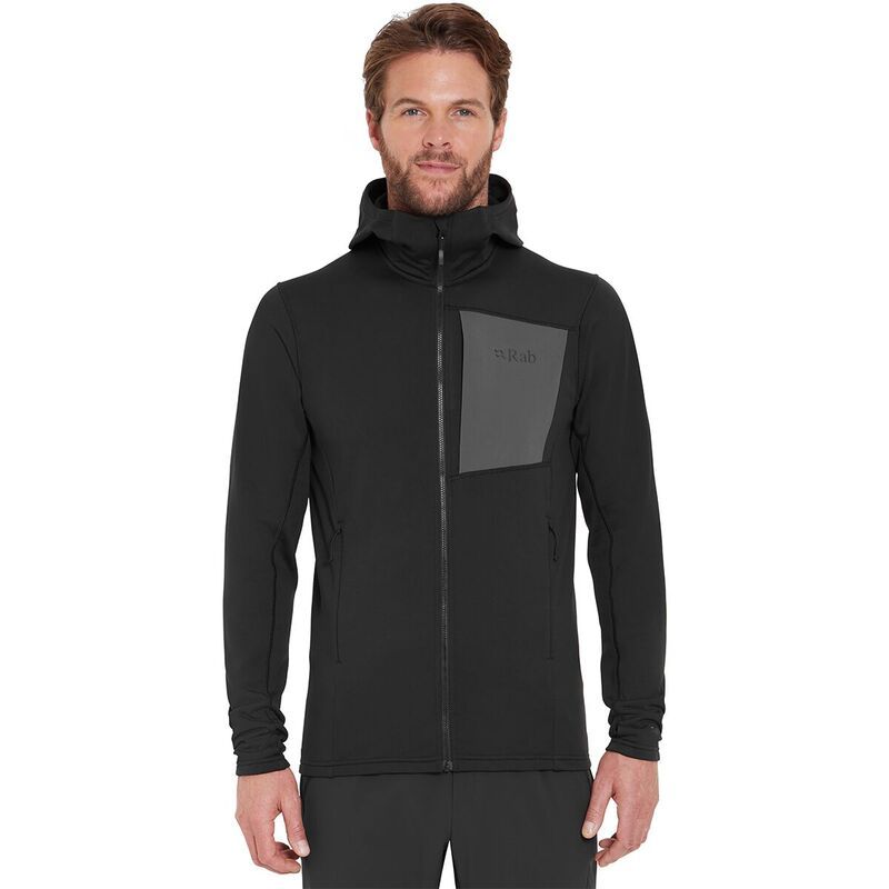 ラブ メンズ アウター ジャケット・ブルゾン フーデッドジャケット ジャケット Rab Superflux Hooded Jacket Mens Black ブラック
