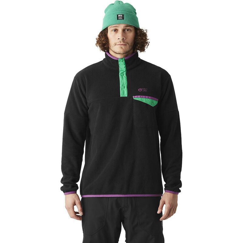 ピクチャー オーガニック メンズ アウター ジャケット・ブルゾン フリース Picture Organic Arcca 14Zip Fleece Mens Black ブラック