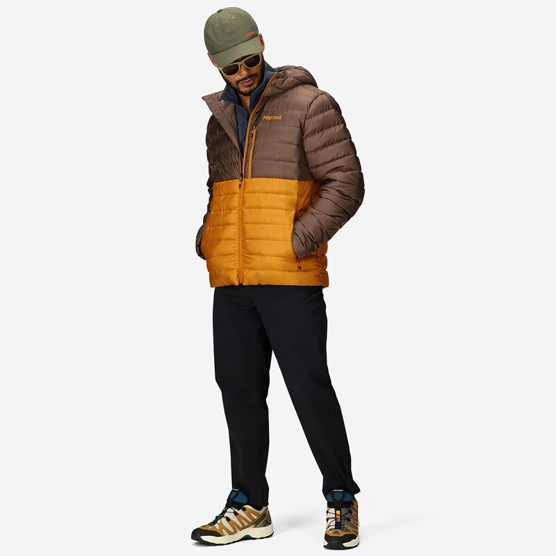 マーモット メンズ アウター ジャケット・ブルゾン フーデッドジャケット ダウン Marmot Highlander Down Hooded Jacket Mens ClaystoneHoney Gl 31,720円