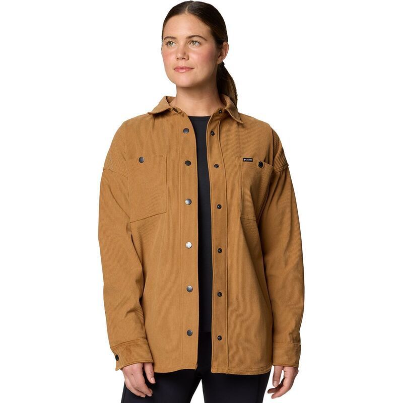 コロンビア レディース トップス Tシャツ コーデュロイ シャツ ジャケット Columbia Blue Point Creek Corduroy Shirt Jacket Womens Camel