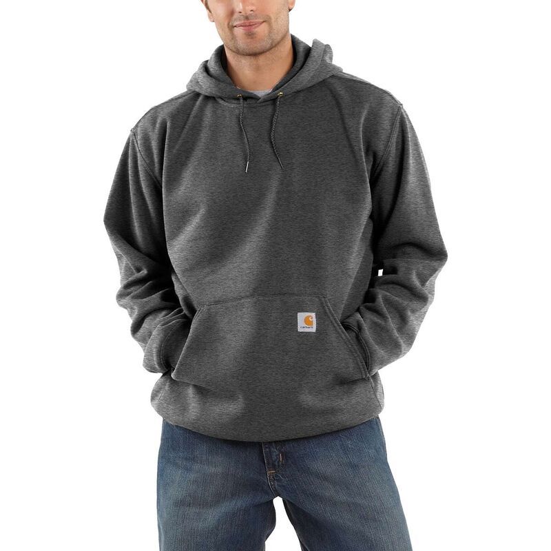 カーハート メンズ アウター パーカー・スウェット スウェット シャツ Carhartt Midweight Pullover Hooded Sweatshirt Mens Carbon Heathe