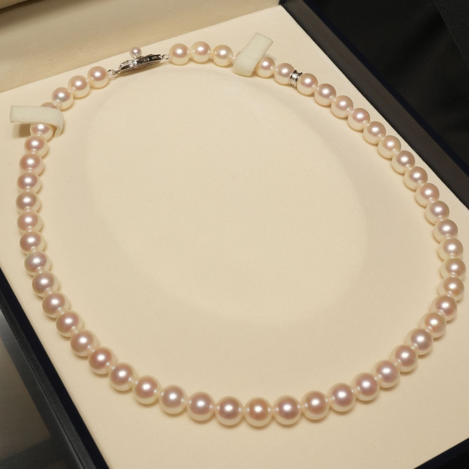 ミキモト アコヤ真珠 ペンダント ネックレス 7mm シルバー 箱付き 