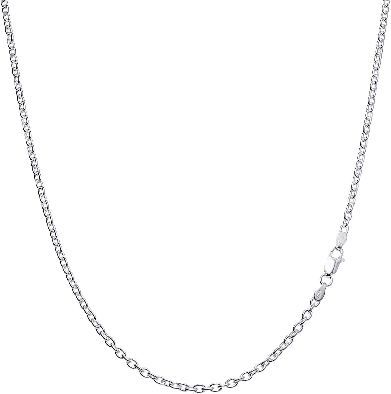 [シアーズ] あずき チェーン ネックレス シルバー sv 925 幅 2.8mm 60cm