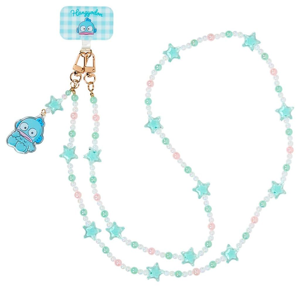 [Brand New] Cell Phone Supply Hangyodon Shoulder Strap Bead “Sanrio Characters”
