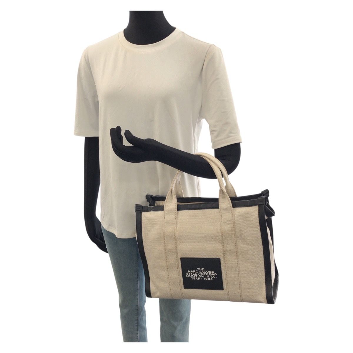 MARC JACOBS マークジェイコブス THE TOTE BAG 2way ホワイト ブラック