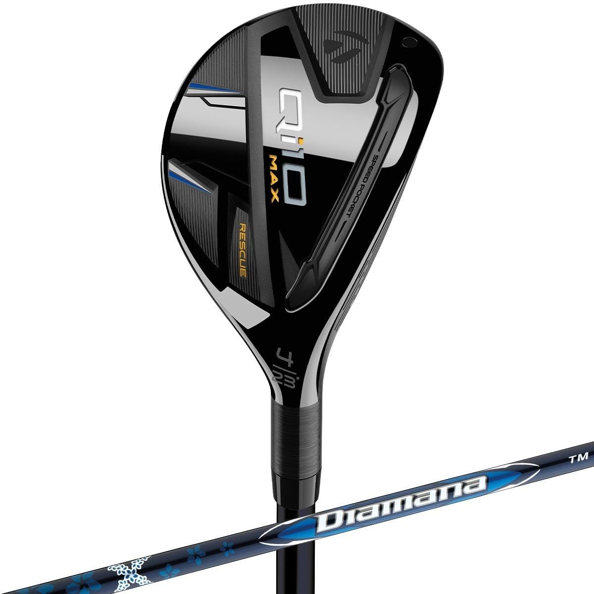 Qi10 MAX #4 TM60 R キュー アイテン マックス レスキュー メンズ Diamana Blue TM60 RH フレックス:R 番手:#4 [R] [23]