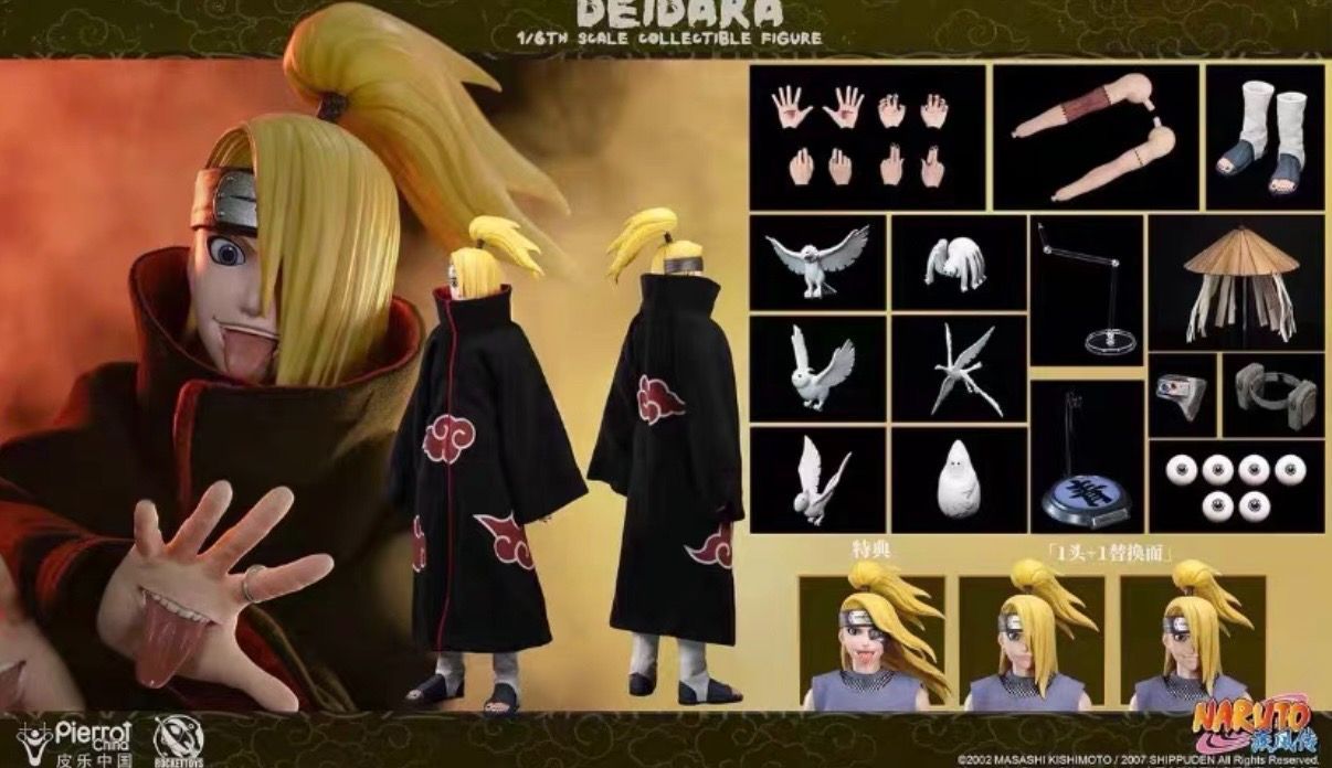 RocketToys 1/6 NARUTO ナルト 疾風伝 デイダラ Deidara 暁 1/6