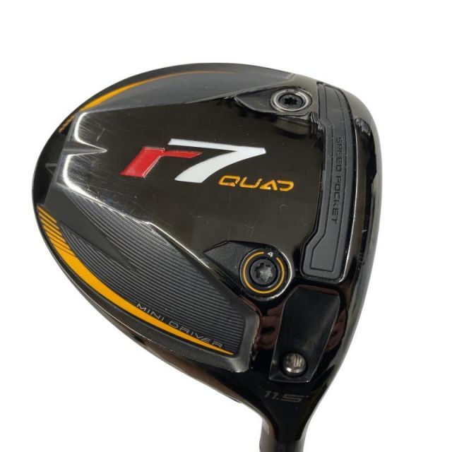 【中古】 テーラーメイド r7quad MINI DRIVER 11.5° ドライバー DR r7QMD Diamana SILVER TM55 (フレックスS) メンズ 男性用 右利き 右用 Cランク ゴルフクラブ