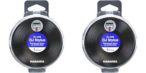 NAGAOKA レコードカートリッジ用交換針 SHURE M44G/M44-7対応 DJ-44G 2個セット送料無料 ad2e71cc