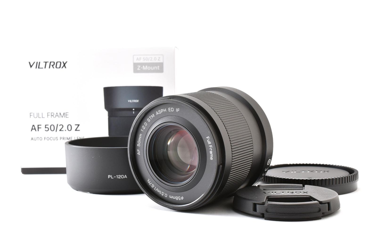 【返品保証】★極上品★ビルトロックス VILTROX AF 50mm F2.0 AIR STM ASPH ED IF ニコンZ★ L168#8482