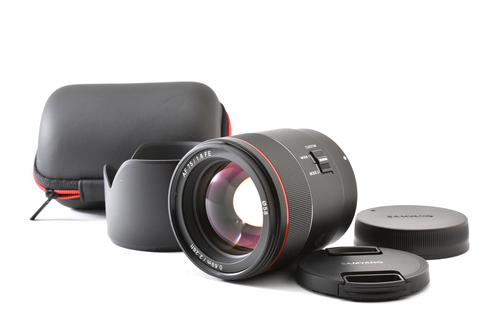 【返品保証】★極上美品★サムヤン SAMYANG AF 75mm F1.8 FE ソニーE用対応★ L228#8713 返品保証】☆極上美品☆サムヤン SAMYANG AF 75mm F1.8 FE ソニーE用