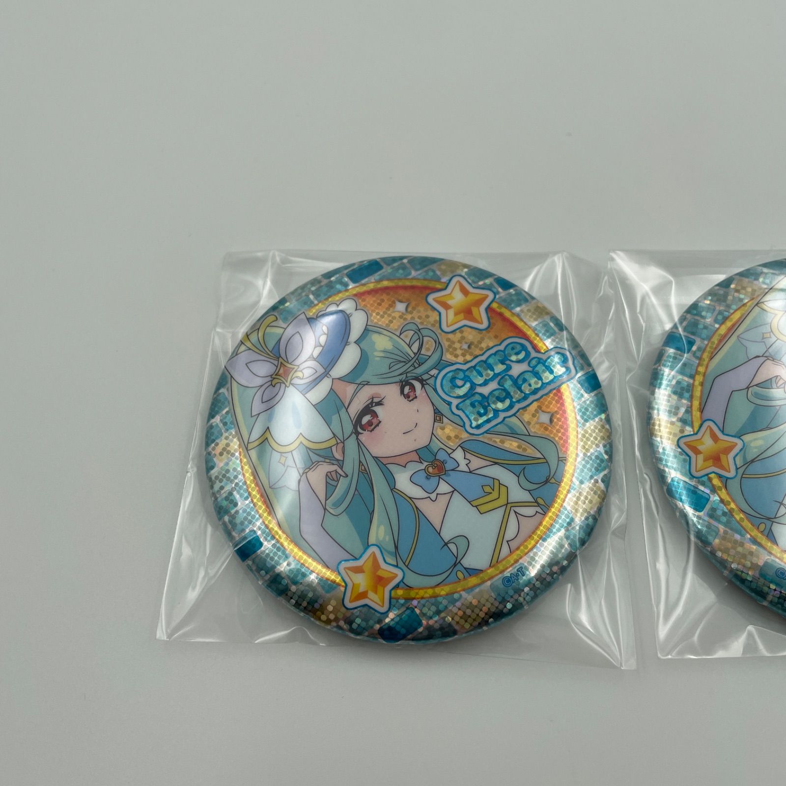 キュアエクレール 名探偵プリキュア！ BIGホログラム缶バッジ計3点 id