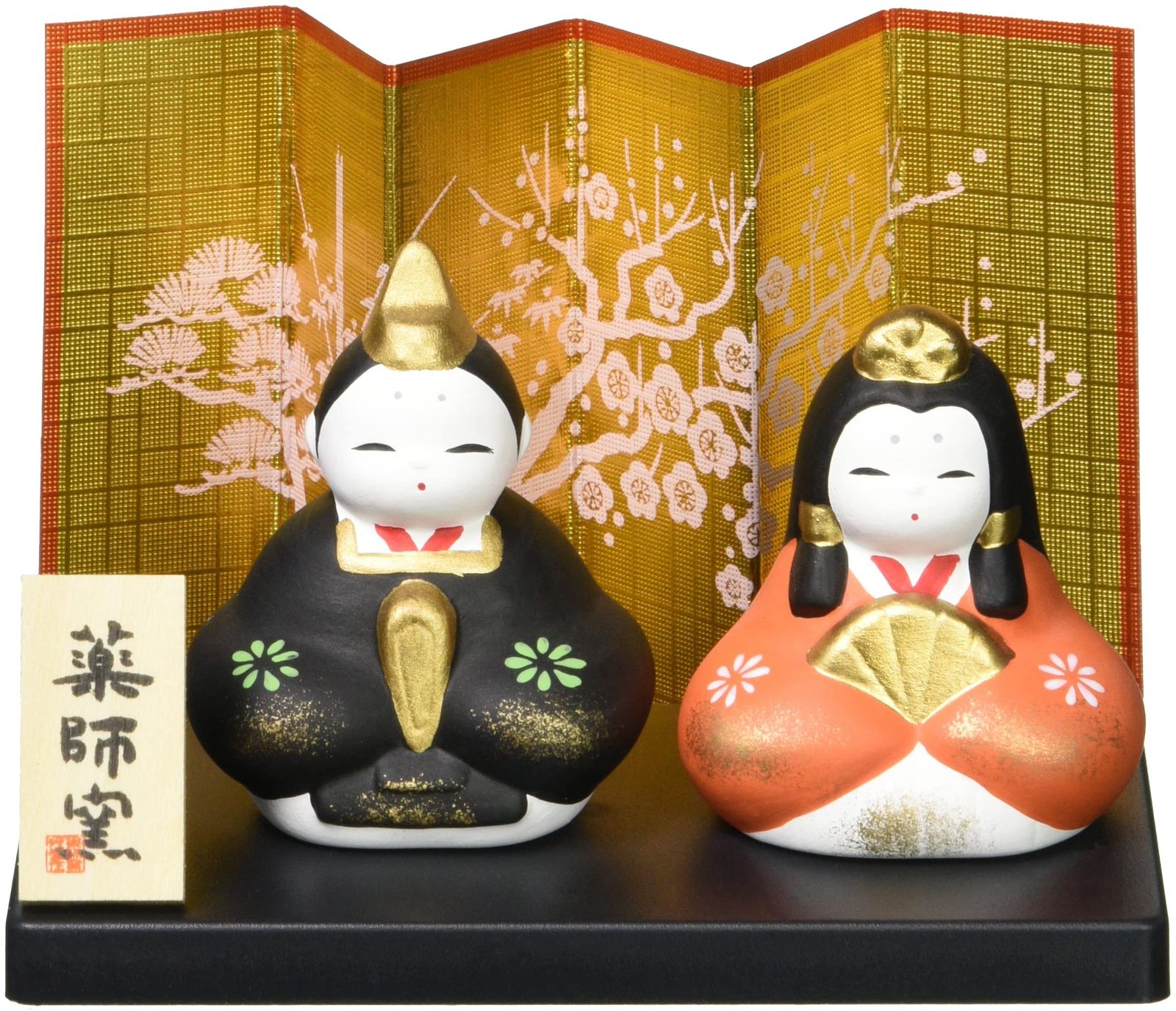 ひな人形 桃の節句 錦彩 親王 クラフトマンハウス(Craftmanhouse) 座雛