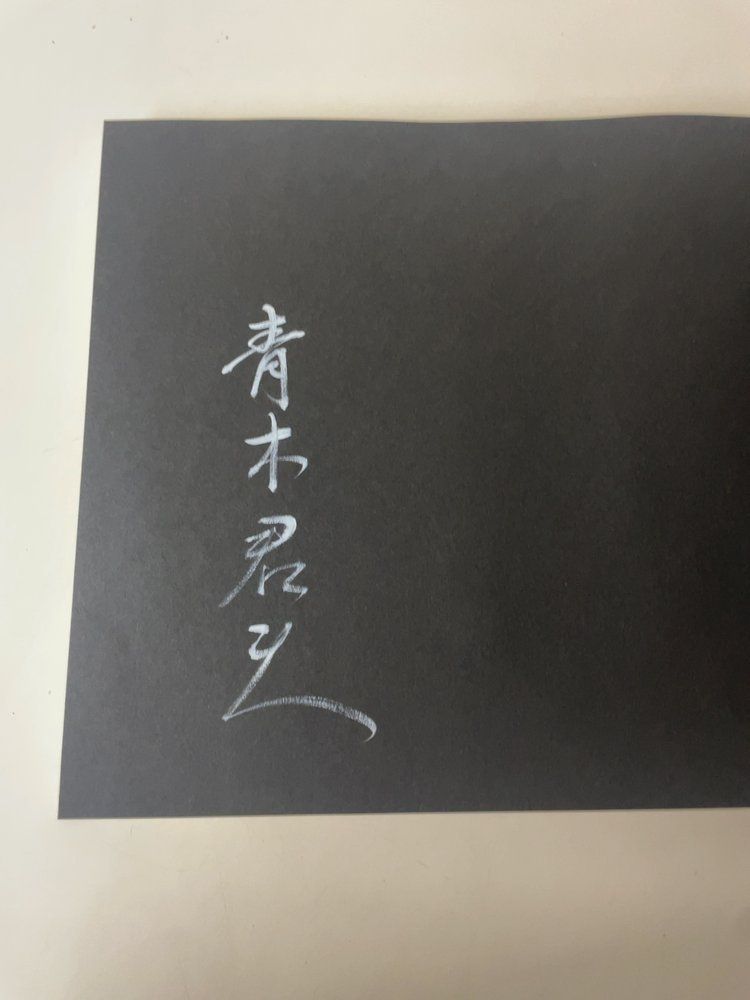 大型本】青木君夫写真集 光 青木君夫【サイン入り/真贋不明】【アート