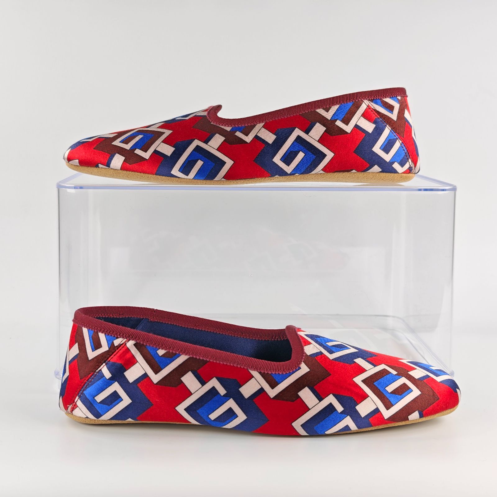 【新品】GUCCI グッチ ジオメトリックG プリント スリッパ ルームシューズ 37 【新品】GUCCI グッチ ジオメトリックG プリント スリッパ ルームシューズ 37