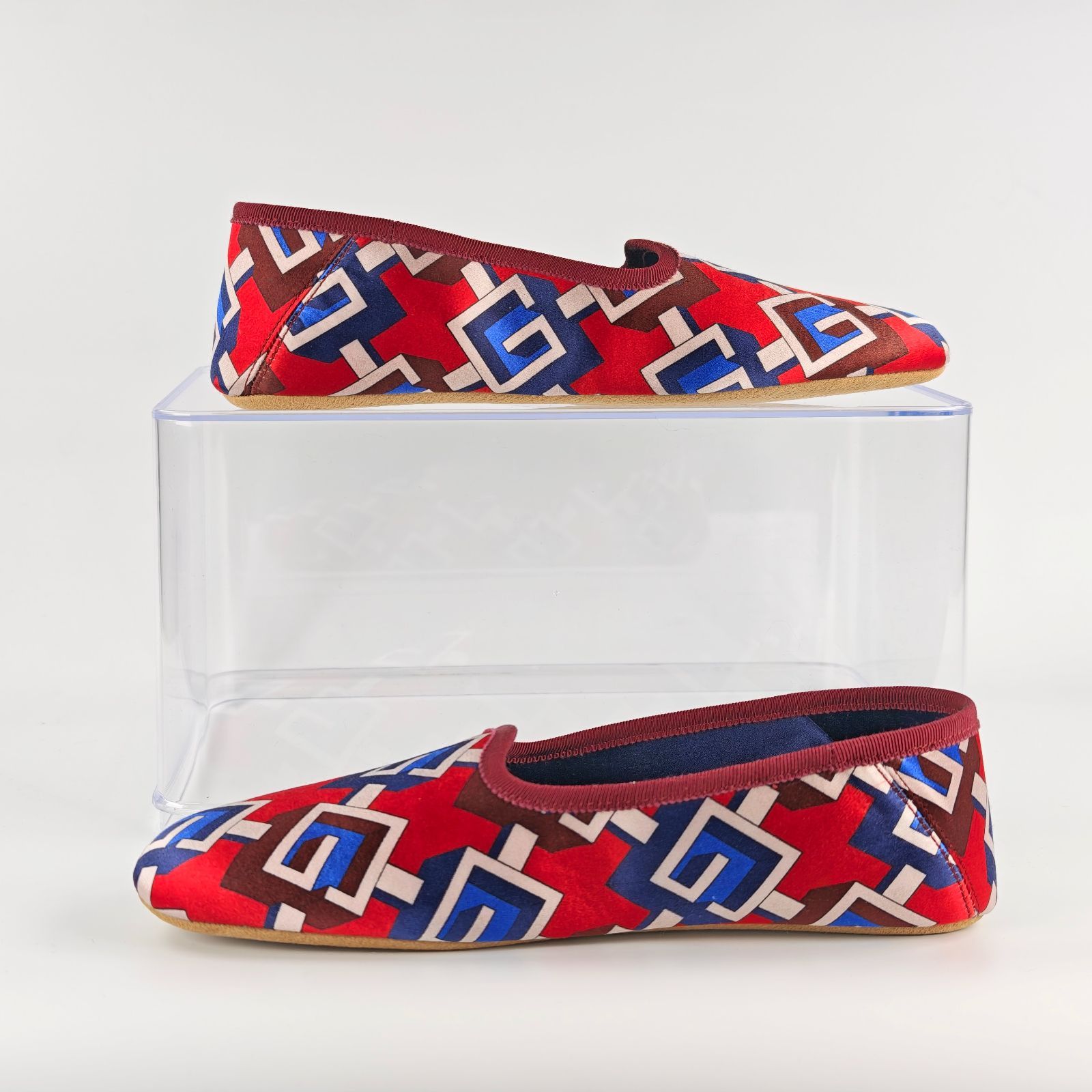 【新品】GUCCI グッチ ジオメトリックG プリント スリッパ ルームシューズ 37 【新品】GUCCI グッチ ジオメトリックG プリント スリッパ ルームシューズ 37