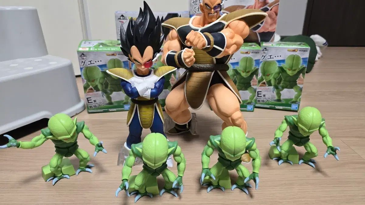 ドラゴンボール フィギュア ベジータ、ファー、栽培マン セット