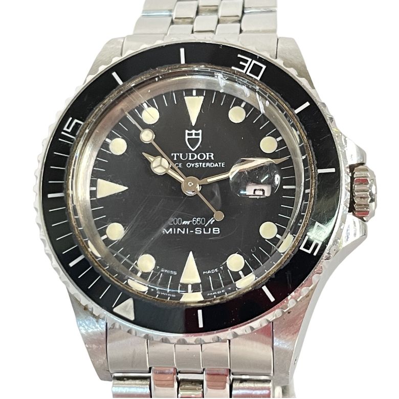 【鑑定済】TUDOR サブマリーナ 73090 プリンス オイスター デイト ミニサブ 1960年製 ヴィンテージ 自動巻 腕時計 稼働 中古 T11321502