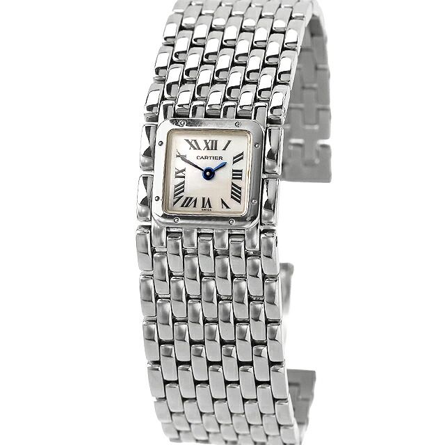 カルティエ Cartier 腕時計 レディース W61001T9 パンテール リュバン マザーオブパール ピンクシェル文字盤 バングルウォッチ