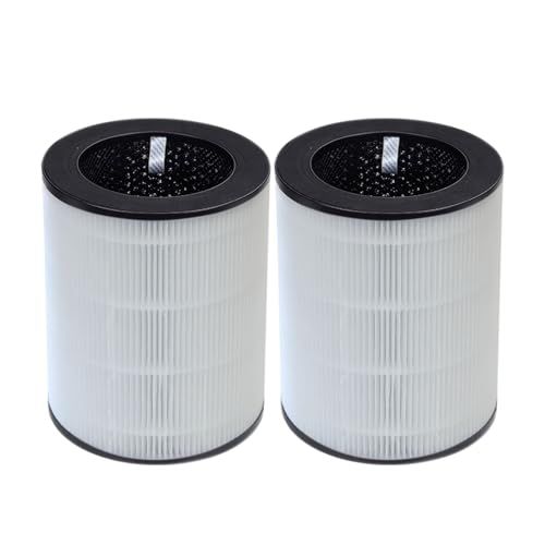 PUREBURG 交換用フィルター Ecozy (エコジー) AP-HA500A & KYVOL (キーボル) Vigoair P5 空気清浄機の互換性あり,2個パック H13 4段階ろ過 活性炭 2イン1 エアクリー送料無料 6a37b3f5