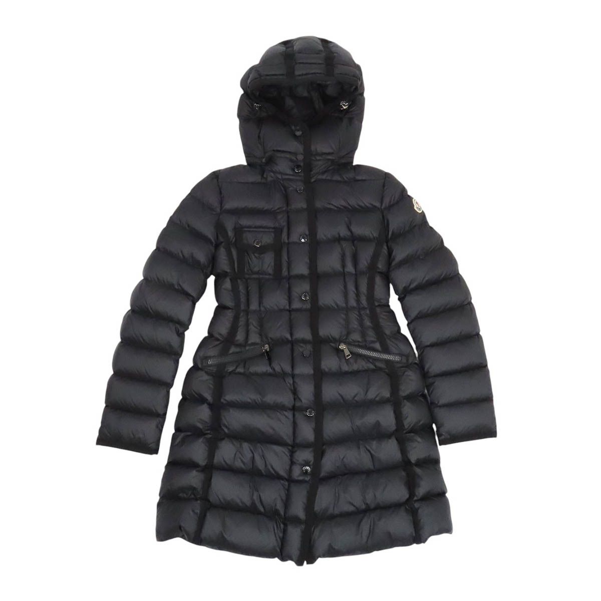 モンクレール HERMINE エルミンヌ ダウンコート 1C000 42 595FE レディース ブラック MONCLER【中古】 【アパレル・小物】