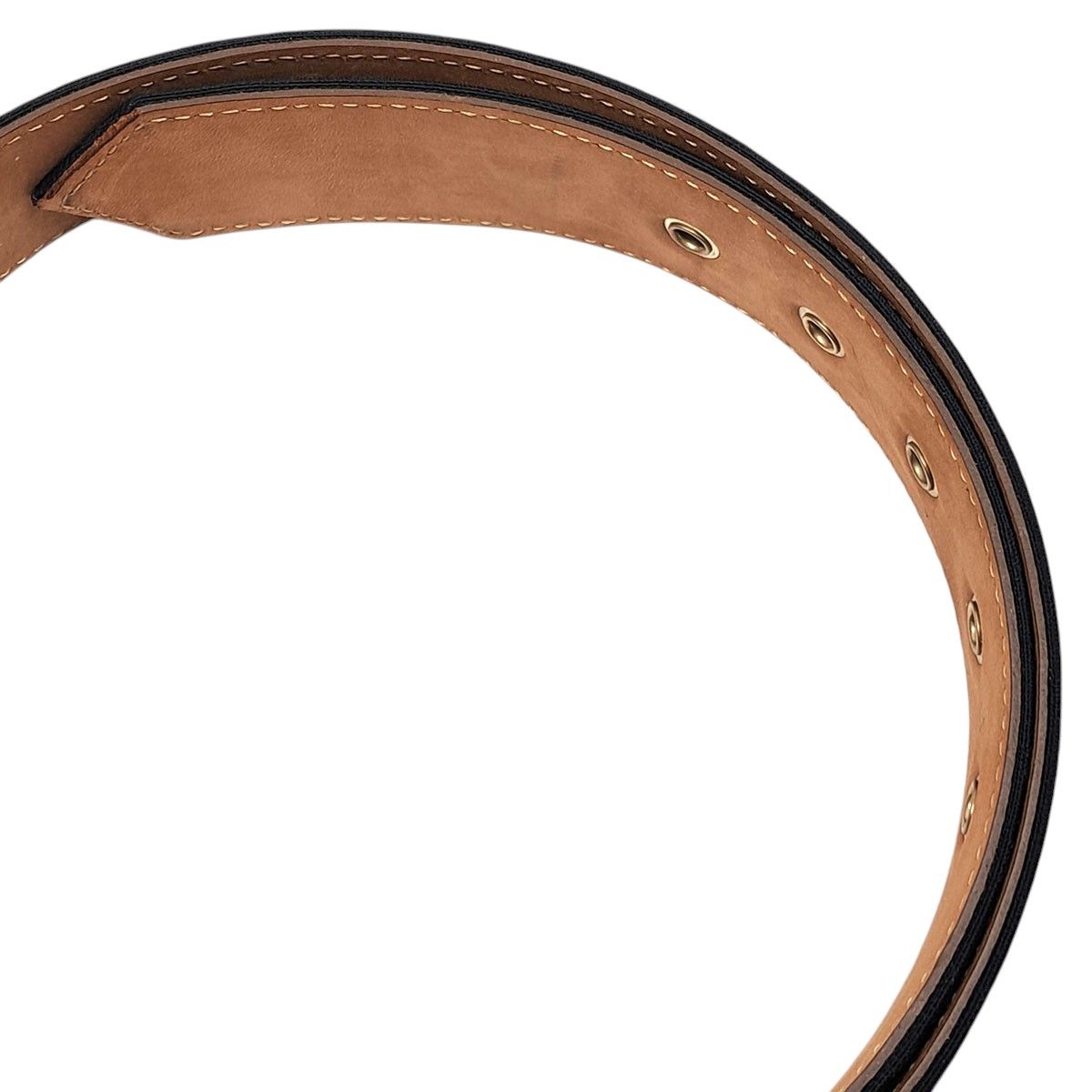 フェンディ FFロゴ ベルト 85/34 ユニセックス ブラック FENDI【中古