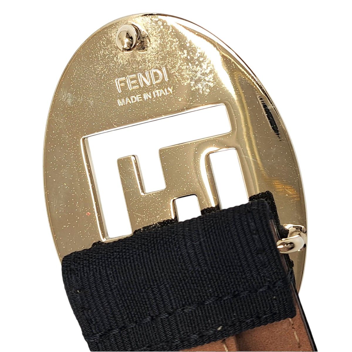 フェンディ FFロゴ ベルト 85/34 ユニセックス ブラック FENDI 【中古】 【アパレル・小物】 フェンディ FFロゴ ベルト 85/34 ユニセックス ブラック FENDI【中古