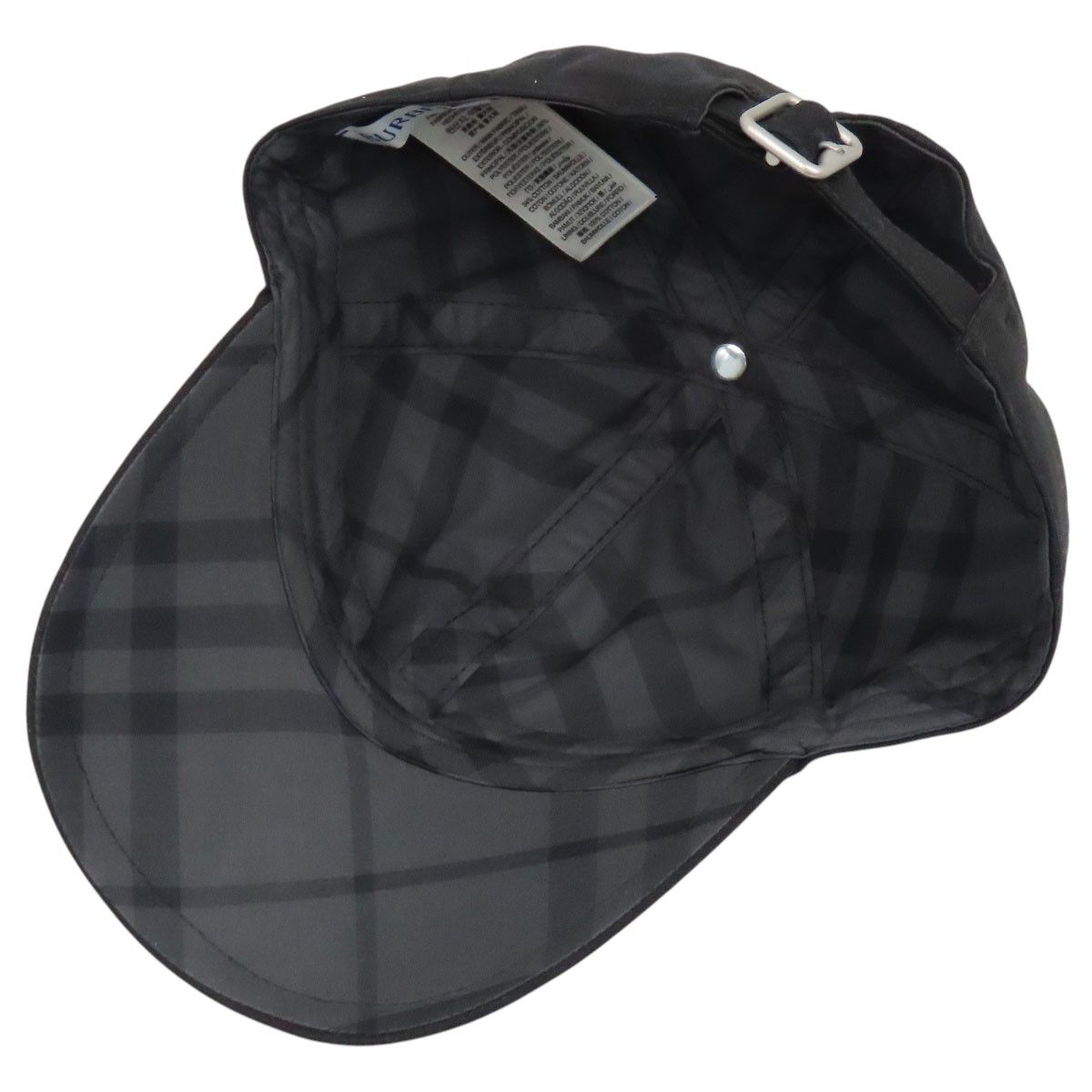 バーバリー アップリケ キャップ 8085727 ユニセックス ブラック BURBERRY【中古】 【アパレル・小物】