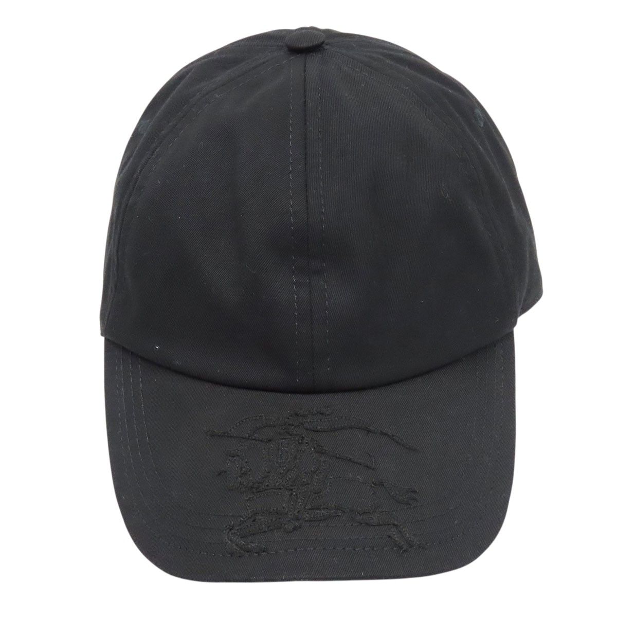 バーバリー アップリケ キャップ 8085727 ユニセックス ブラック BURBERRY【中古】 【アパレル・小物】