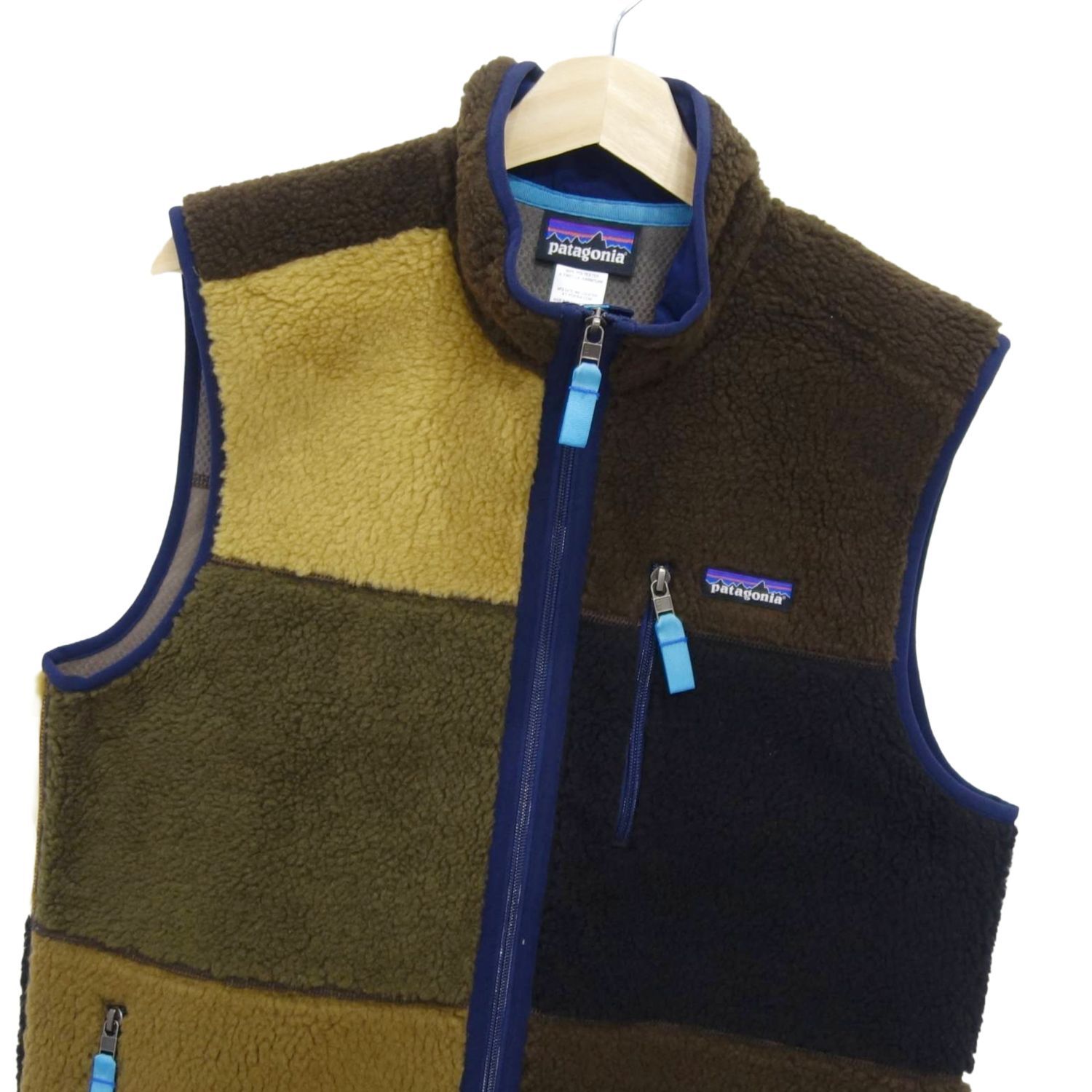美品⭐︎patagonia ボアベストとフリース2点　2T 美品 パタゴニア PATAGONIA ベスト フリース パッチワーク レトロX