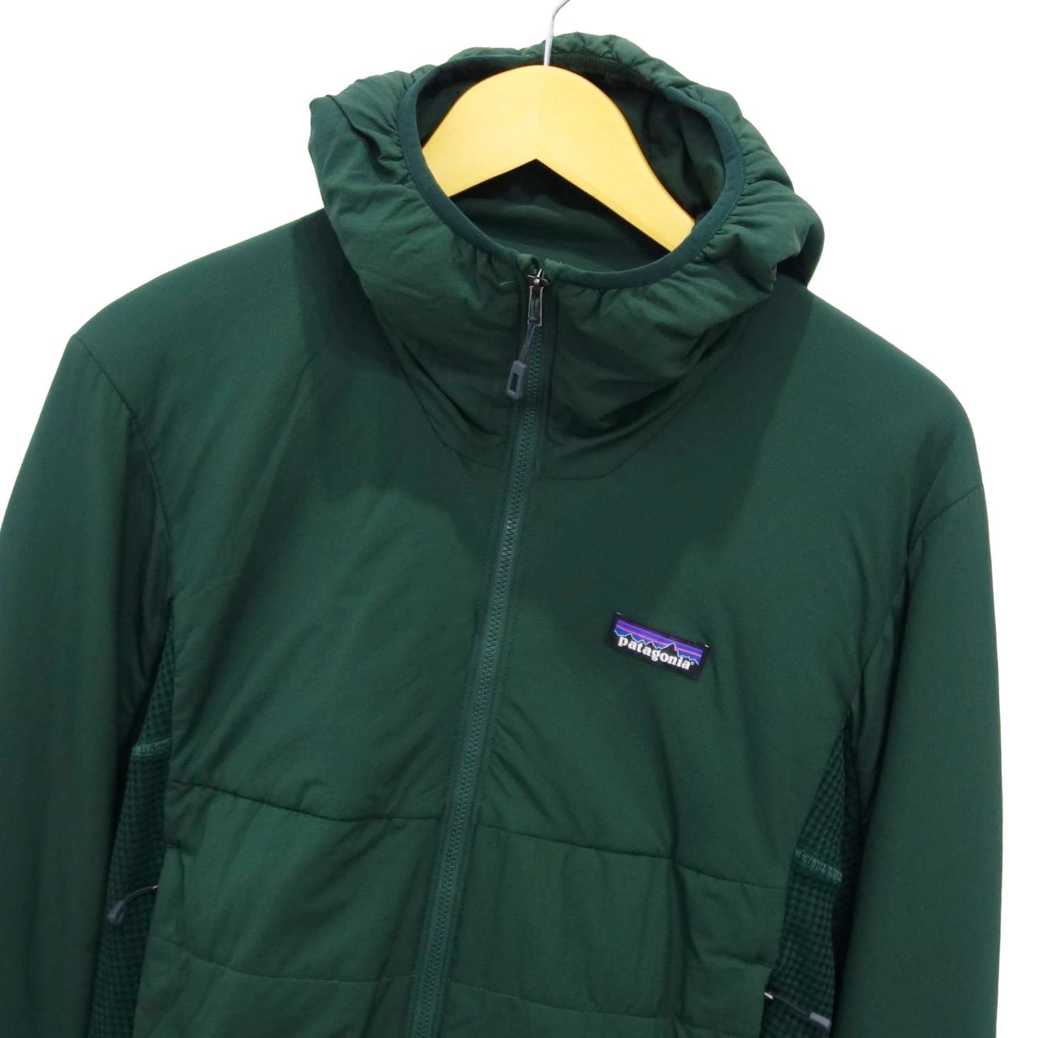 美品 パタゴニア PATAGONIA ジャケット ナノエア ライト ハイブリッド フーディ 84415FA18 中綿 ミッドレイヤー メンズ M グリーン 美品 パタゴニア PATAGONIA ジャケット ナノエア ライト ハイブリッド