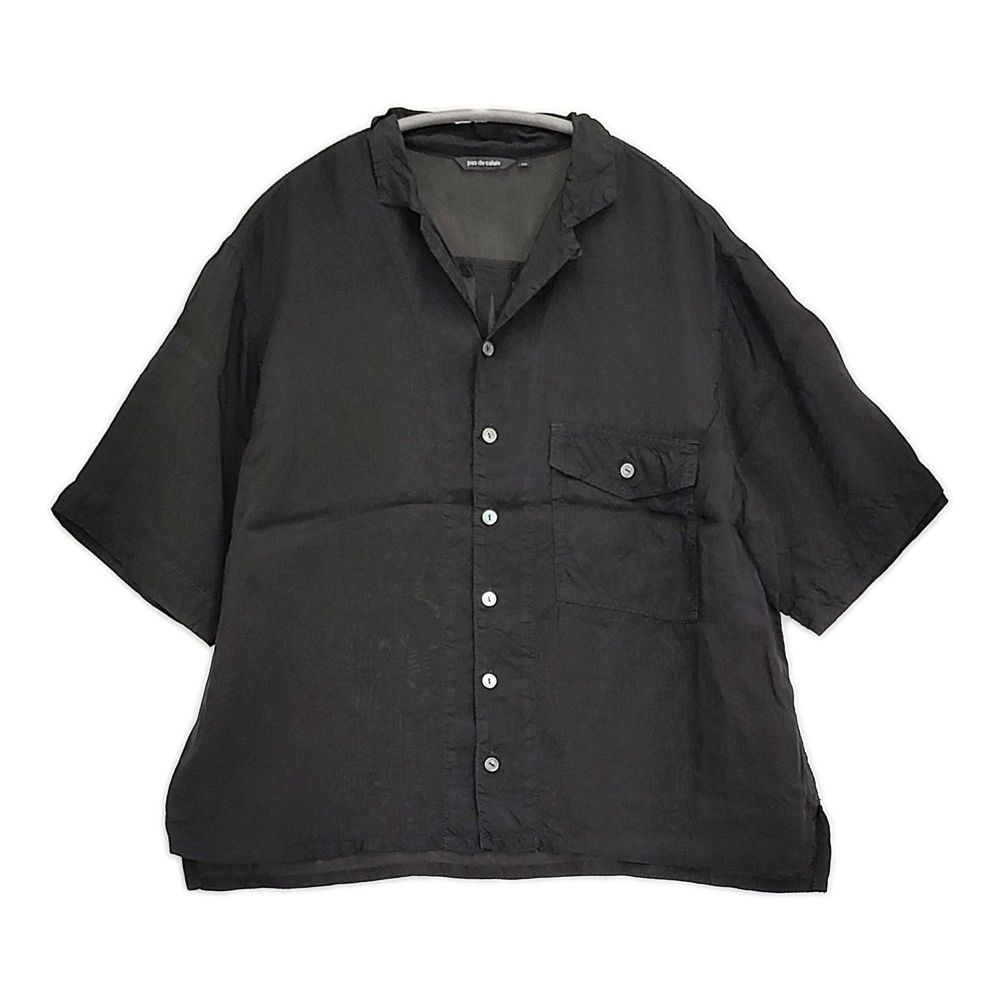 pas de calais キュプラタフタブラウス 定価28600円 サイズ34 ブラウス