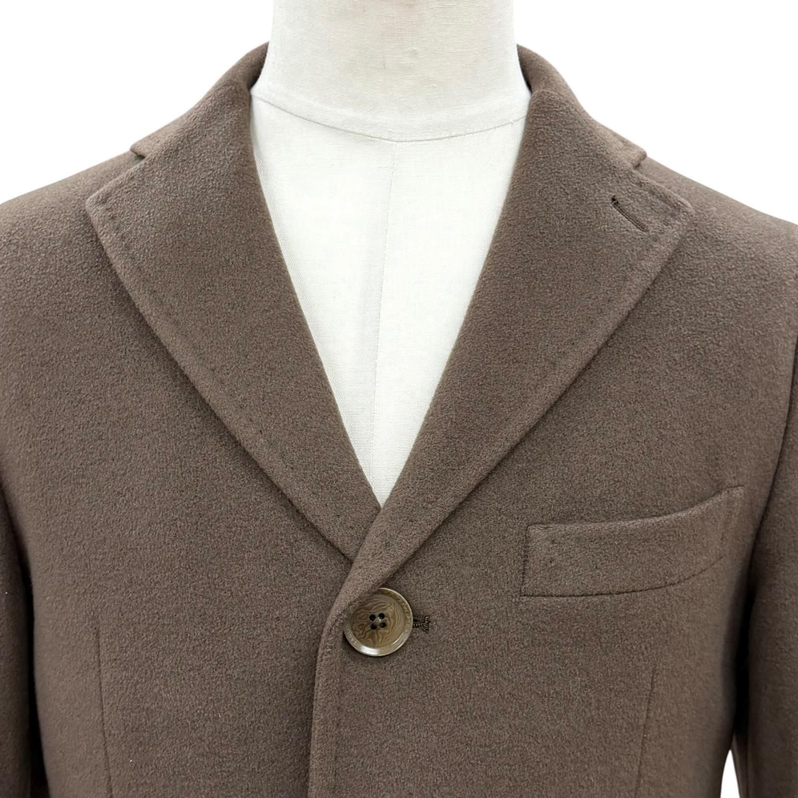 極美品▽TAGLIATORE タリアトーレ カシミヤ100% ロゴ入りボタン