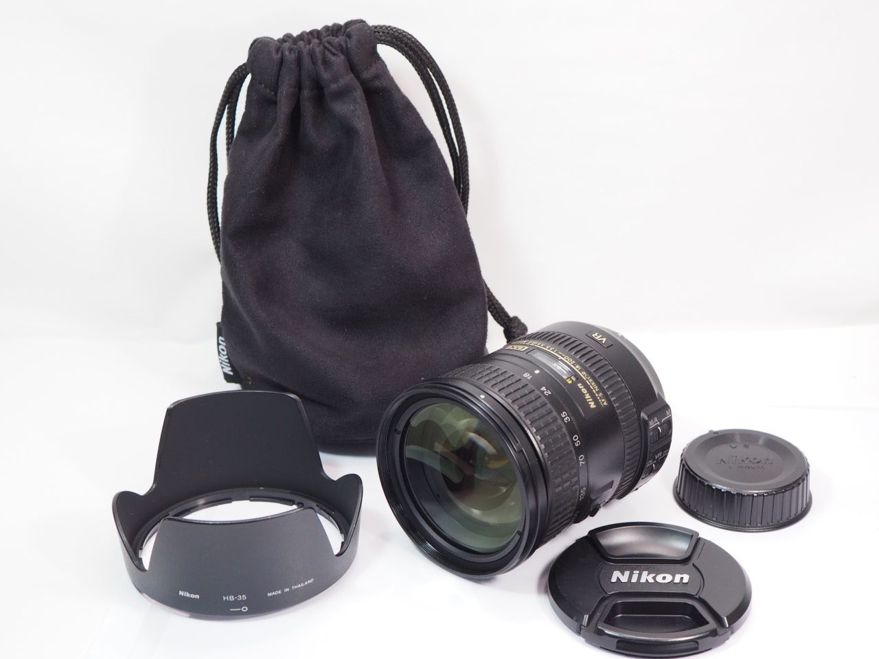 Nikon AF-S DX 18-200mmF3.5-5.6GⅡ 2型 フード ポーチ付き ニコン 管NI9637