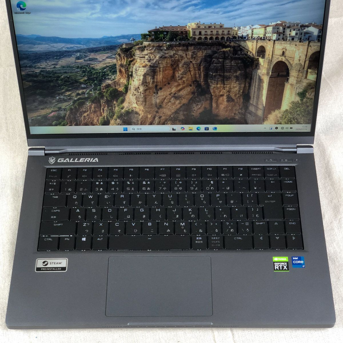 ◇ジャンク品◇ゲーミングPC GALLERIA ガレリア UL7C-R37【i7-11800H