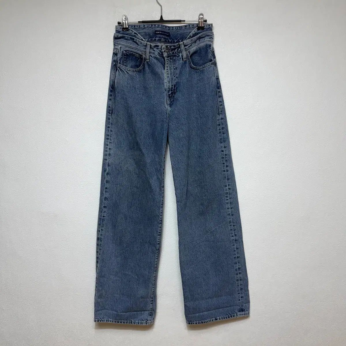リーバイス メイド アンド クラフト ワイド デニム パンツ BLACK LABEL 25