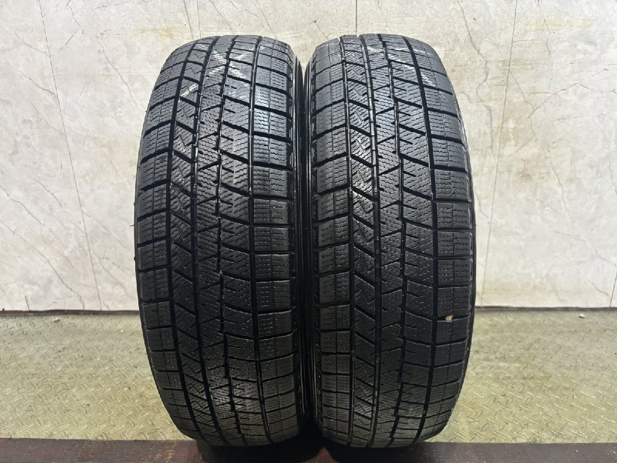 DUNLOP WINTER MAXX WM03 165/65R15 15インチ スタッドレス 2本 25年製 バリ溝 ソリオ デリカD:2 タフト ルノー/トゥインゴ等　(KTY197)