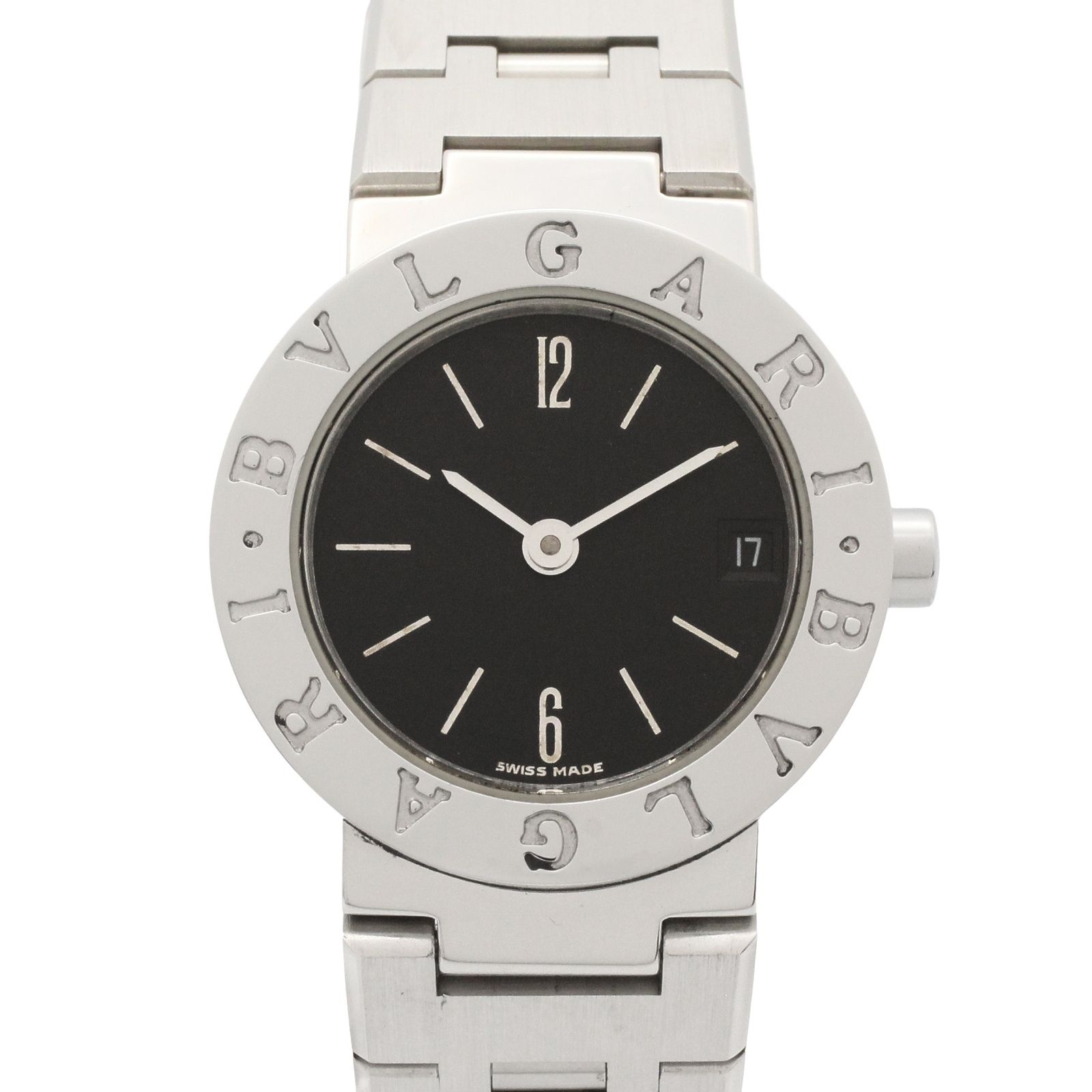 ブルガリ BVLGARI 腕時計 ブルガリ ブルガリ BB23SS ブラック ステンレススチール ブルガリ ブルガリ レディース Used A