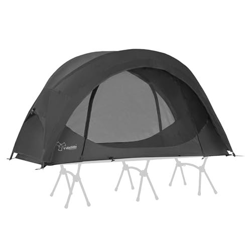 Vidalido 自立式 コットテント 1人用 キャンプ ソロテント 【フライシート+インナーテント】 2点セット 撥水 通気 防虫 防雨 軽量 コンパクト アウトドアpms 772c6daf