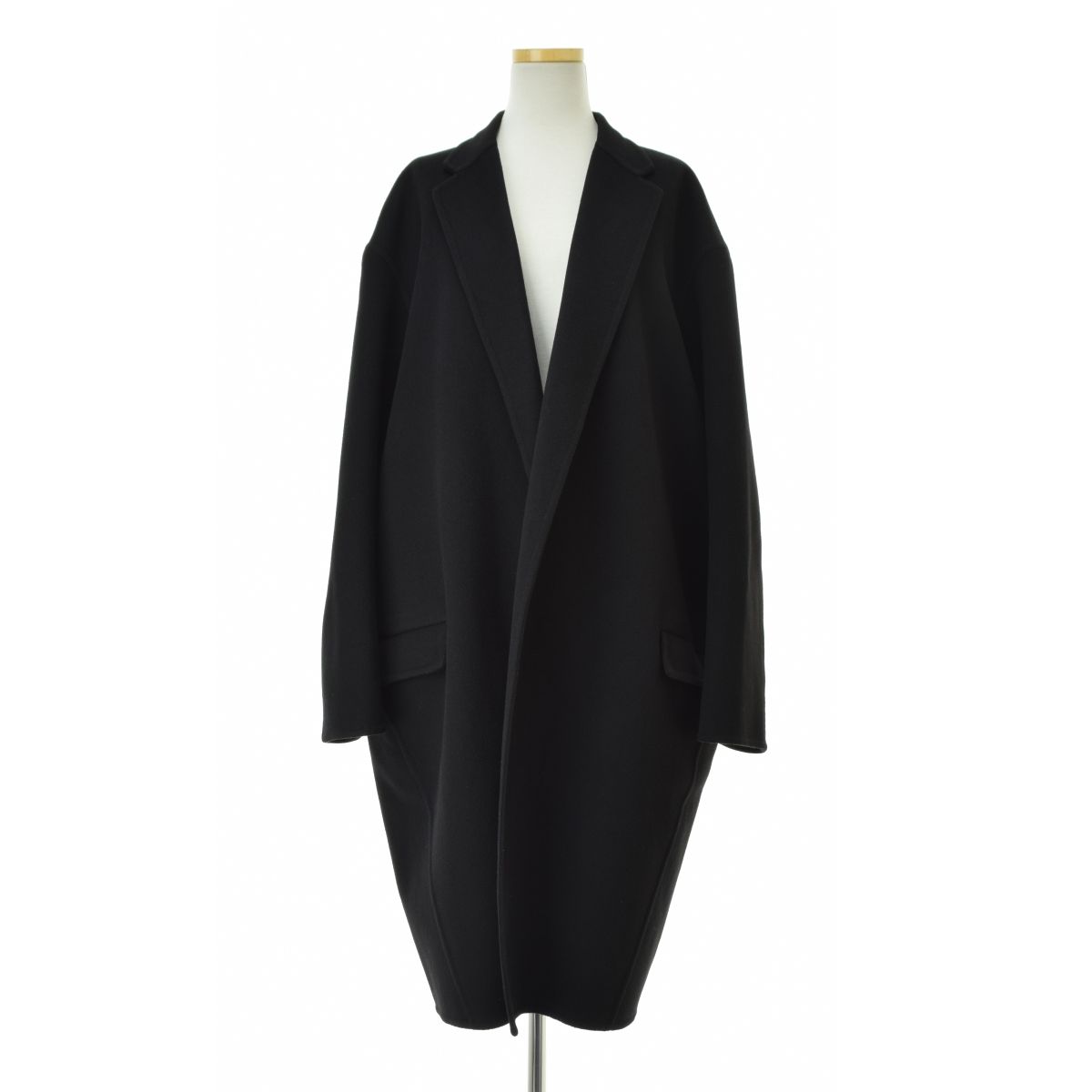 CELINE】フィービー期 2 8I59/4318 エッグクロンビーコート カシミヤ混