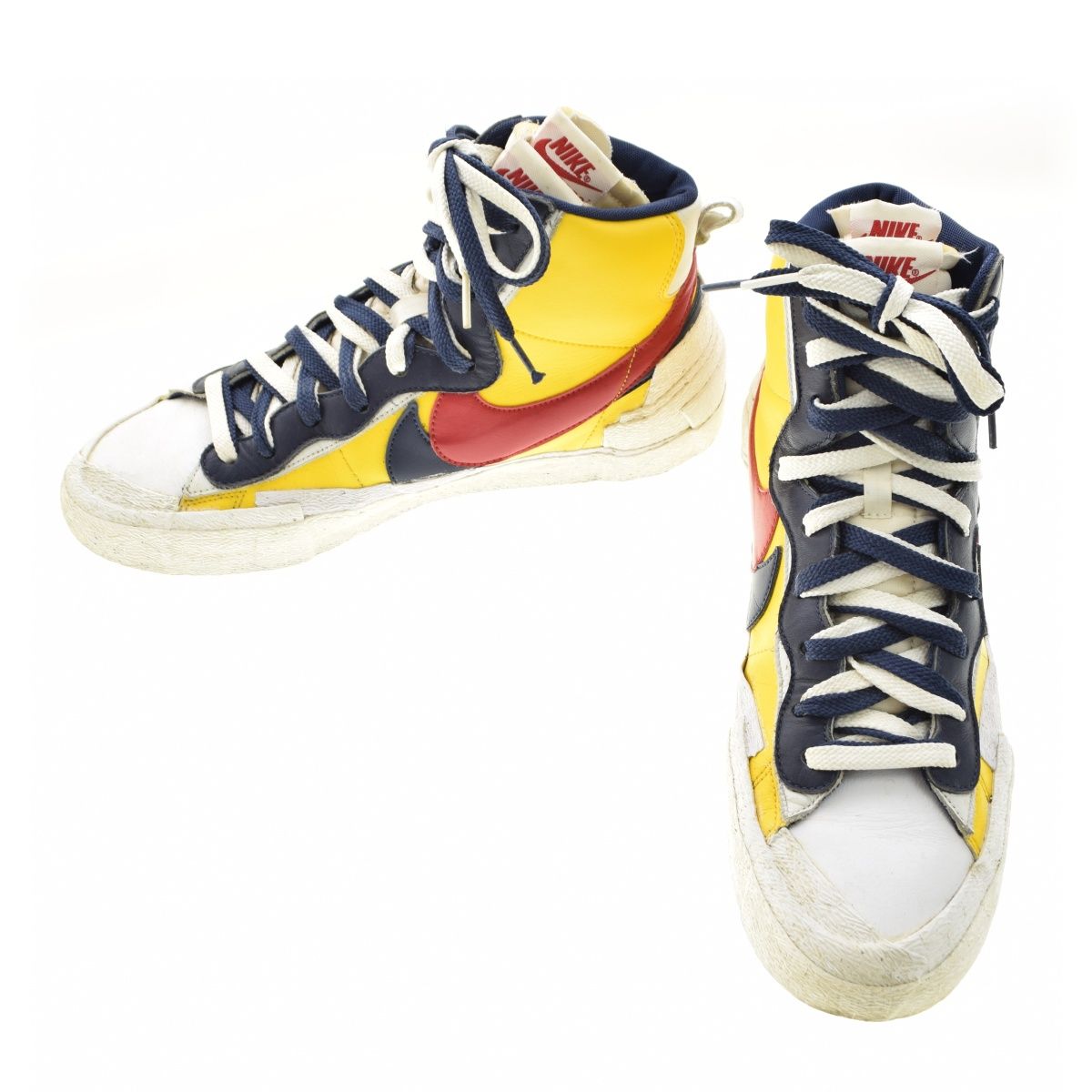 NIKE×sacai】BV0072-700 BLAZER MID ブレザーミッドスニーカー - メルカリ