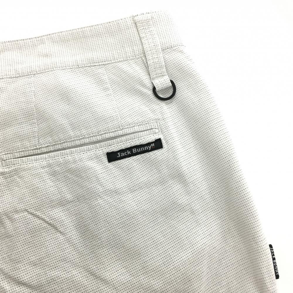 ジャックバニー パンツ ライトグレー 地模様 ストレッチ メンズ 6(XL
